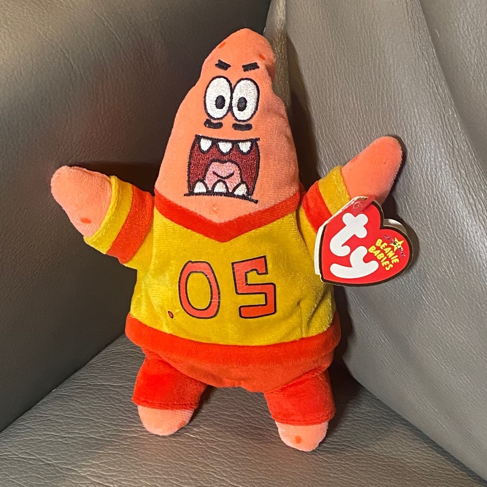 2006 Patrick Star SpongeBob TY beanie baby ☀️12